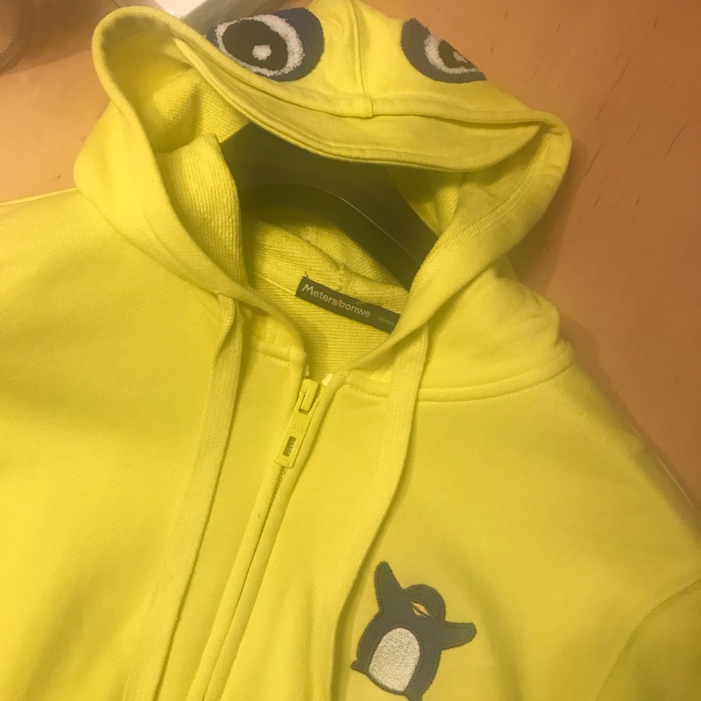 Neon Yellow Duckie Oversized Hoodie
